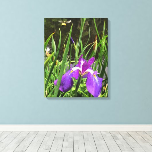 FrühlingsLeinwand Leinwanddruck (Insitu (Holzboden))
