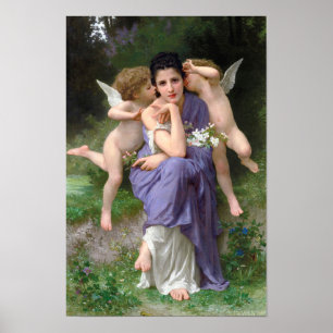 Frühlingslieder von William Bouguereau Poster