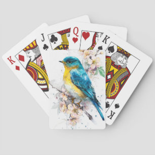 Frühlingsliedervogel Spielkarten