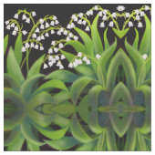 Frühlingslily der Blume des Tales Stoff (Nahaufnahme)