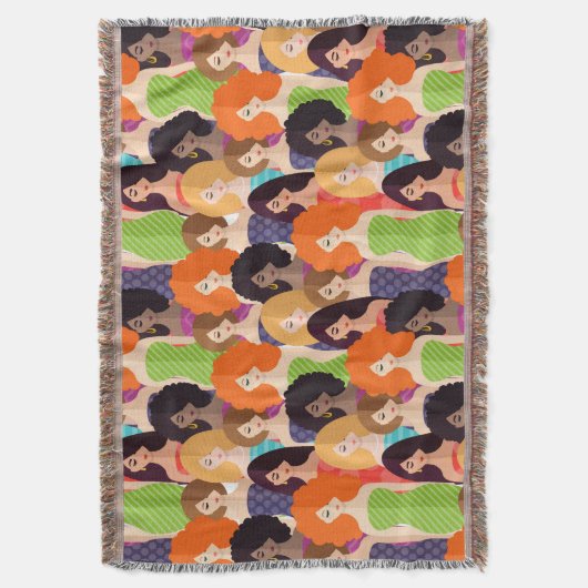 Frühlingsmädchen Decke (Vorderseite Vertikal)