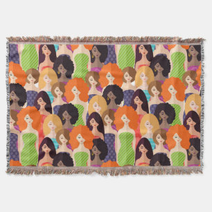 Frühlingsmädchen Decke