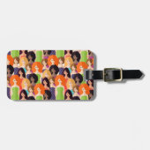 Frühlingsmädchen Gepäckanhänger (Vorderseite horizontal)