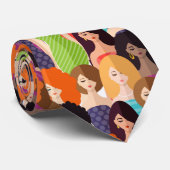 Frühlingsmädchen Krawatte (Gerollt)