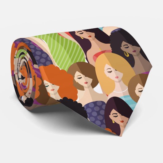 Frühlingsmädchen Krawatte (Gerollt)