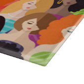 Frühlingsmädchen Schneidebrett (Ecke)