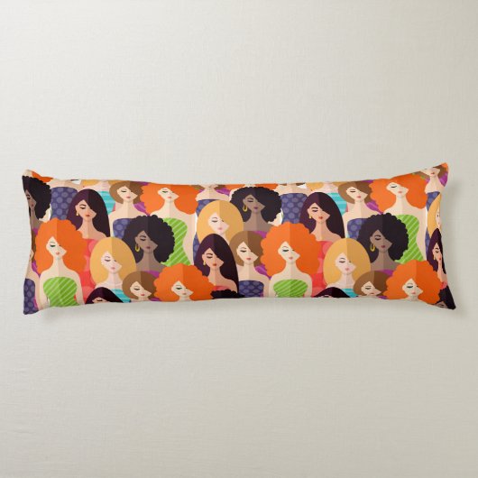 Frühlingsmädchen Seitenschläferkissen (Rückseite)