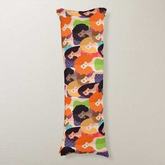 Frühlingsmädchen Seitenschläferkissen (Vorderseite Vertikal)