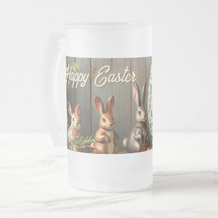 Frühlingsmagie mit Blüten und sonniges Glück Mattglas Bierglas