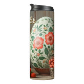 Frühlingsmagie mit Blüten und sonniges Glück Thermosbecher (Nach rechts gedreht)