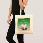 Frühlingsmagnolia Blume Mutter der Braut Tragetasche (Vorderseite (Produkt))