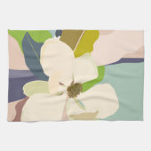 Frühlingsmagnolie Farbblöcke Florist Geschirrtuch (Horizontal)