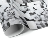 Frühlingsmagnolien, elegantes Stoffdesign. Geschenkpapier (Rolleneckpunkt)