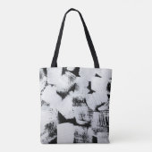 Frühlingsmagnolien, elegantes Stoffdesign. Tasche (Rückseite)