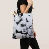 Frühlingsmagnolien, elegantes Stoffdesign. Tasche (Von Nahem)