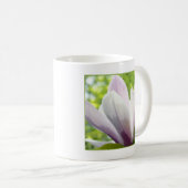 Frühlingsmagnolische Blume Kaffeetasse (VorderseiteRechts)