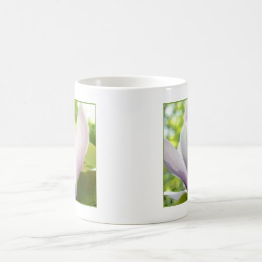 Frühlingsmagnolische Blume Kaffeetasse (Mittel)