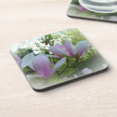 Frühlingsmagnolische Blume Untersetzer (Linke Seite)