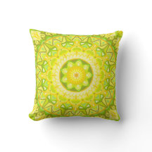 Frühlingsmandala Grün Gelb Floral Boho