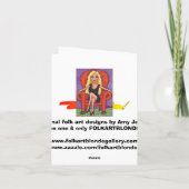 Frühlingsmärchen - notecard karte (Rückseite)