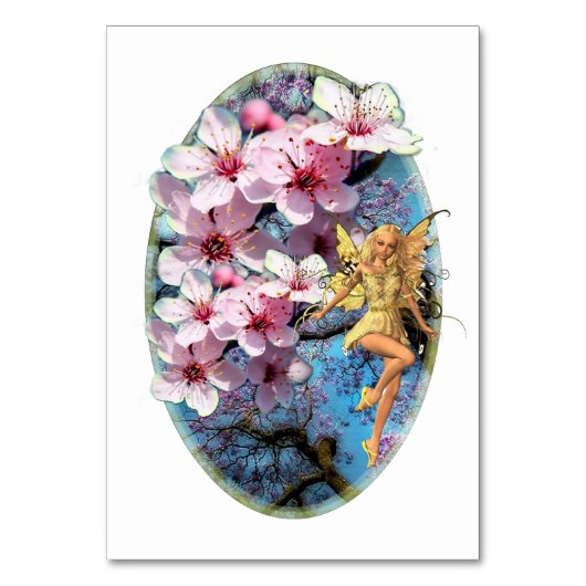 Frühlingsmärchen Tischnummer (Rückseite)