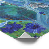 Frühlingsmärchenkunst von Renee Lavoie Poster (Ecke)