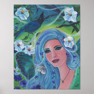 Frühlingsmärchenkunst von Renee Lavoie Poster