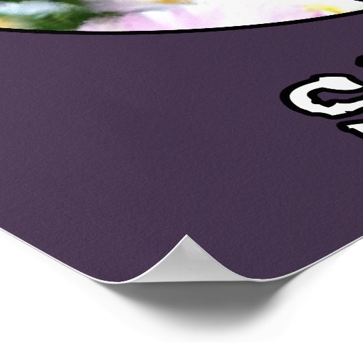 Frühlingsmast Poster (Ecke)