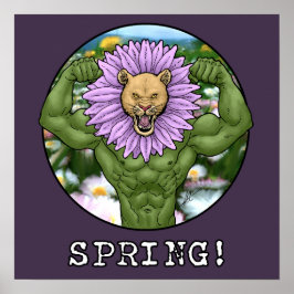 Frühlingsmast Poster