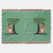 Frühlingsmeditation Decke (Vorderseite)