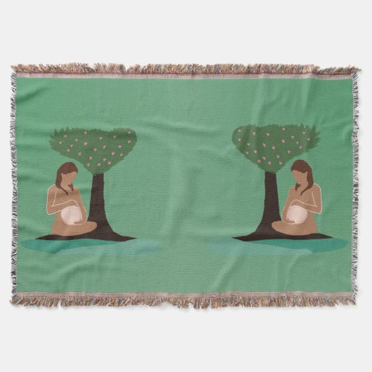 Frühlingsmeditation Decke (Vorderseite)