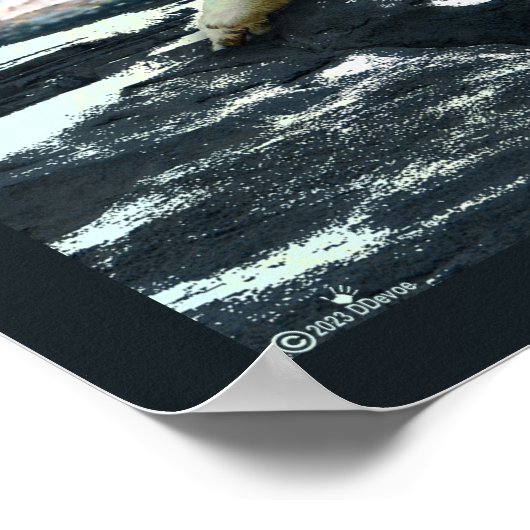 Frühlingsmelt Poster (Ecke)