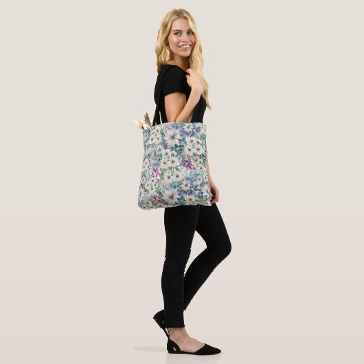 Frühlingsmessen & Blumenmuster Tasche (Am Model)