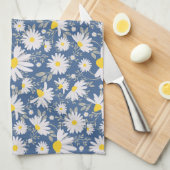 Frühlingsmessen - Dunkelblau Geschirrtuch (Viertel Falte)