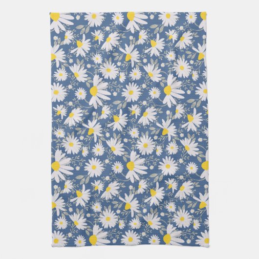 Frühlingsmessen - Dunkelblau Geschirrtuch (Vertikal)