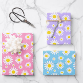 Frühlingsmilchgemische Frühlingstage Blau, Lila un Geschenkpapier Set