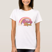Frühlingsmode Retro Regenbogen T-Shirt (Vorderseite)