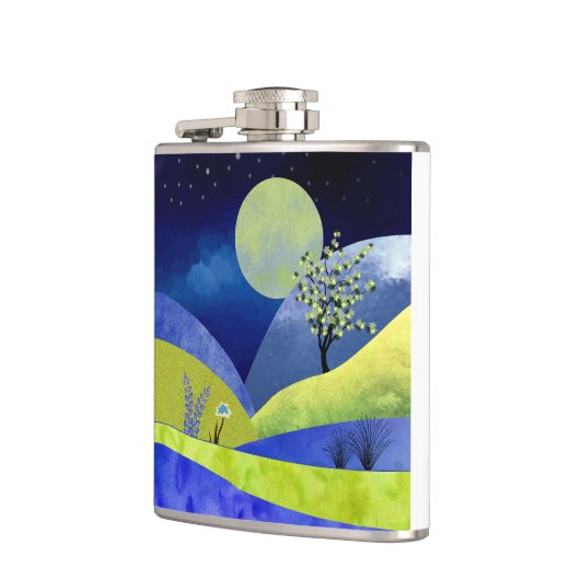 Frühlingsmond Flachmann (Links)