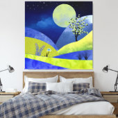 Frühlingsmond Leinwanddruck (Insitu (Schlafzimmer))