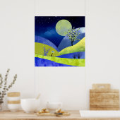 Frühlingsmond Poster (Küche)