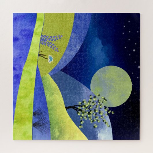 Frühlingsmond Puzzle (Horizontal)