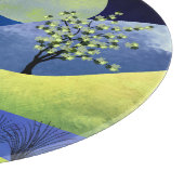Frühlingsmond Schneidebrett (Ecke)