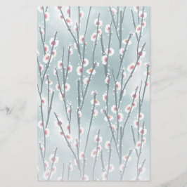 Frühlingsmuster Blossom Blumenmuster Briefpapier