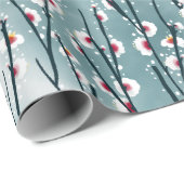 Frühlingsmuster Blossom Blumenmuster Geschenkpapier (Rolleneckpunkt)