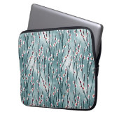 Frühlingsmuster Blossom Blumenmuster Laptopschutzhülle (Vorderseite Links)