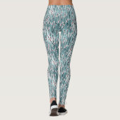 Frühlingsmuster Blossom Blumenmuster Leggings (Rückseite)