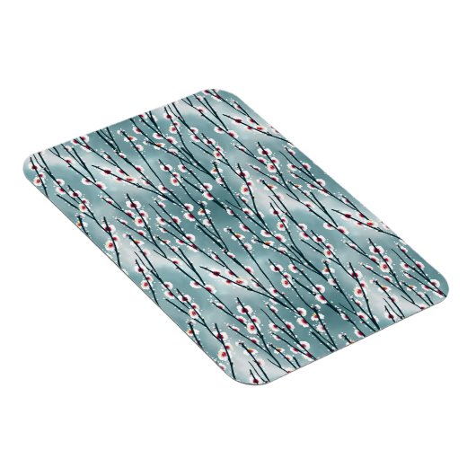 Frühlingsmuster Blossom Blumenmuster Magnet (Rechte Seite)