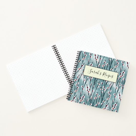 Frühlingsmuster Blossom Blumenmuster Notizblock (Innenseite)