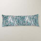 Frühlingsmuster Blossom Blumenmuster Seitenschläferkissen (Rückseite)