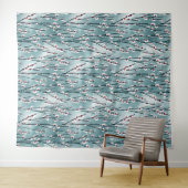 Frühlingsmuster Blossom Blumenmuster Wandteppich (Beispiel (Horizontal))